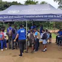 Public gathering for human rights awareness